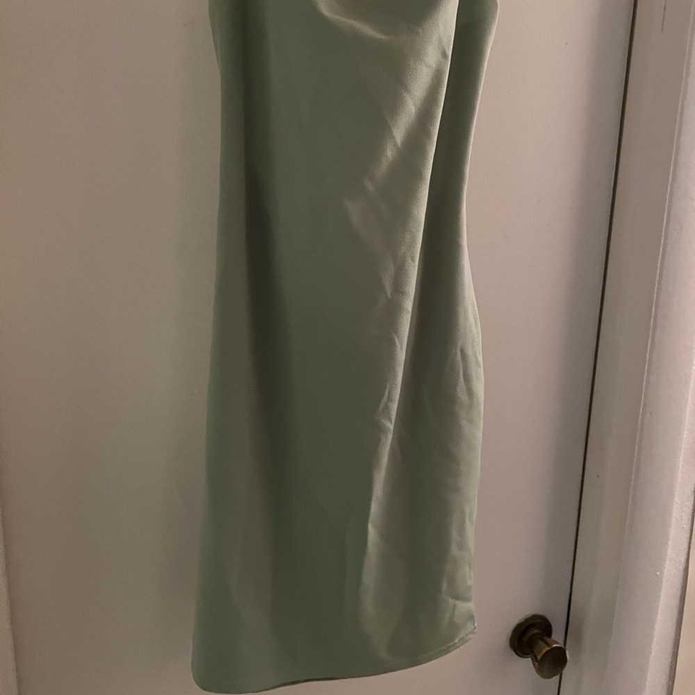 Sage green mini dress from nasty gal- NWT - large
